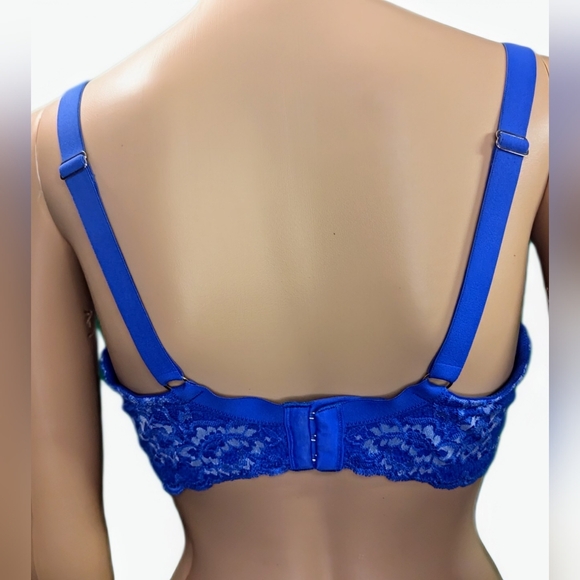 Montelle Intimates Divine Unlined Bra Aruba/White 34F - Picture 4 of 6